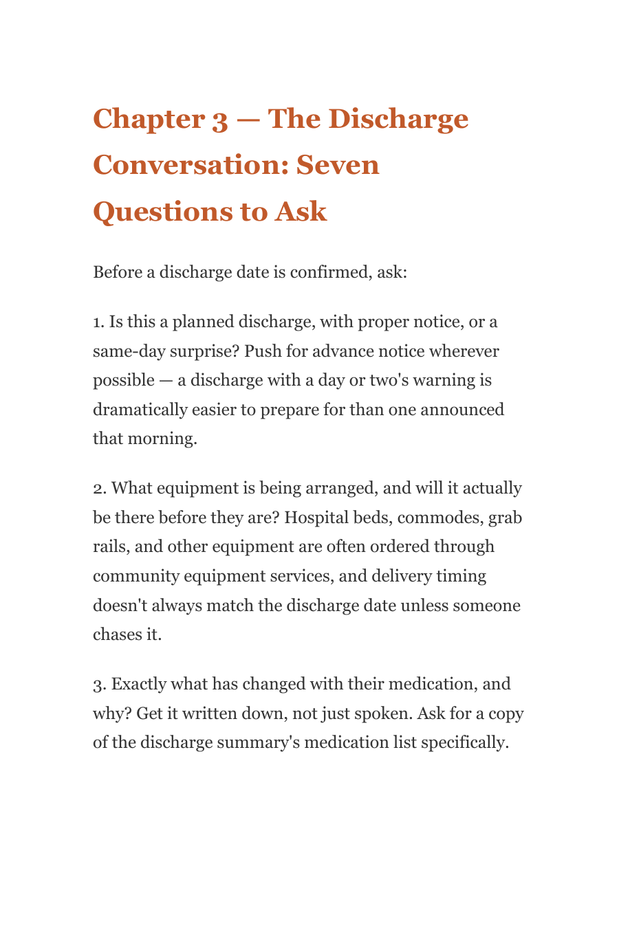Hospital to Home — The Complete Discharge Survival Guide (Ebook)
