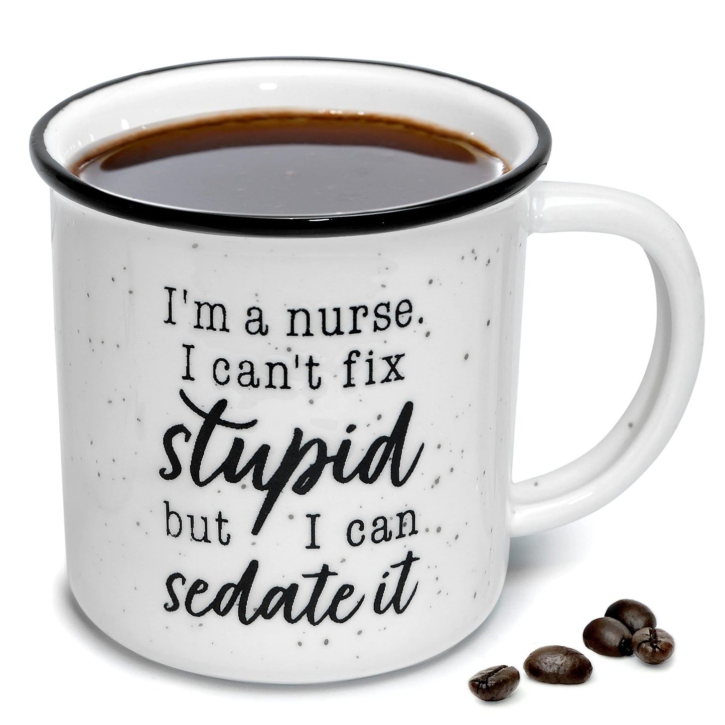 "I'm a Nurse" Funny Ceramic Mug – A Brilliant Gift for Nurses & Carers (11oz)