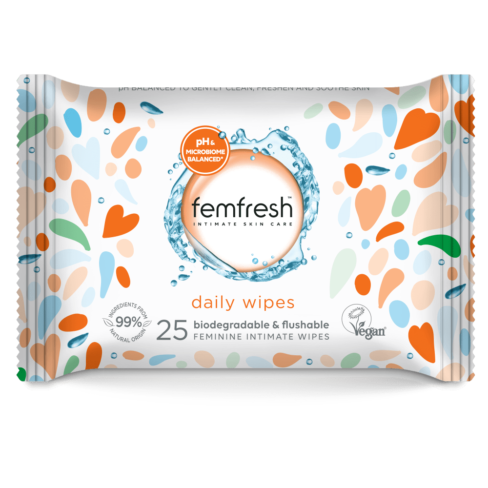 Fem Fresh Intimate Skin Care 25 Daily Wipes - FamilyCarers.store