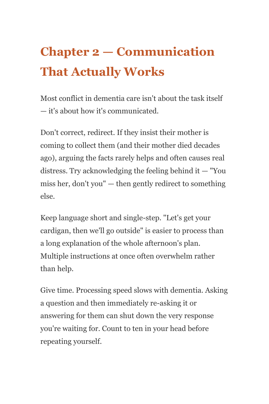Dementia Care at Home — A Practical Day-to-Day Guide (Ebook)
