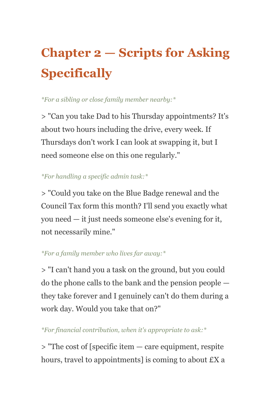 Talking to Family About Care — Scripts, Boundaries & Getting Real Help (Ebook)