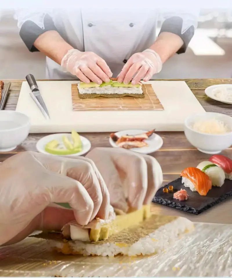 100pcs Disposable Thick Rubber Gloves for Medical & Food - FamilyCarers.store