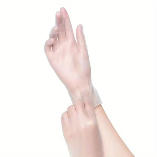 100pcs Disposable Thick Rubber Gloves for Medical & Food - FamilyCarers.store