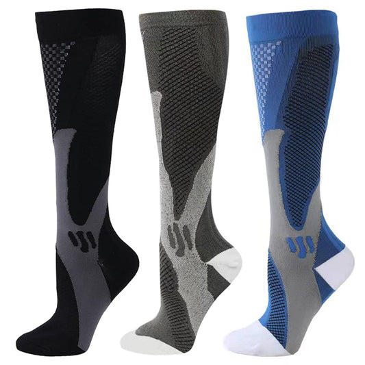 Sport Compression Socks for Carers – 3 Pairs, Edema, Varicose Veins & Fatigue Relief