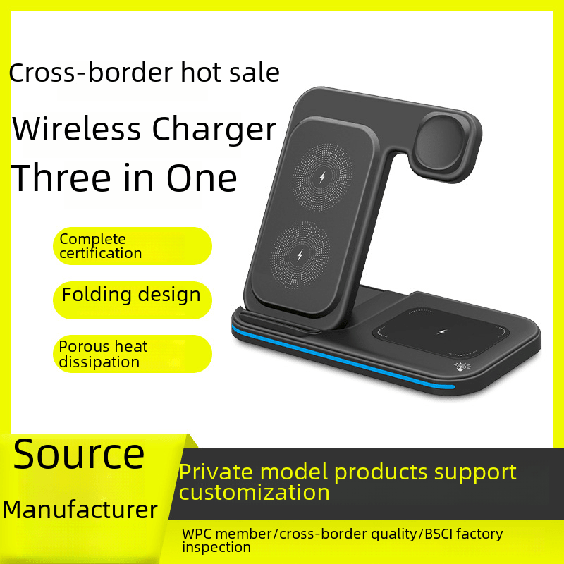 3-in-1 Wireless Charger for Carers – Charge Phone, Earbuds & Smartwatch Simultaneously - FamilyCarers.store
