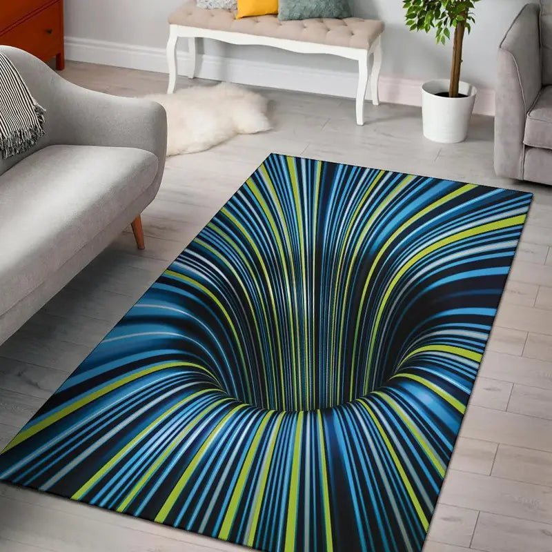 3D Illusion Abstract Non-slip Decorative Rug (1pc) - FamilyCarers.store