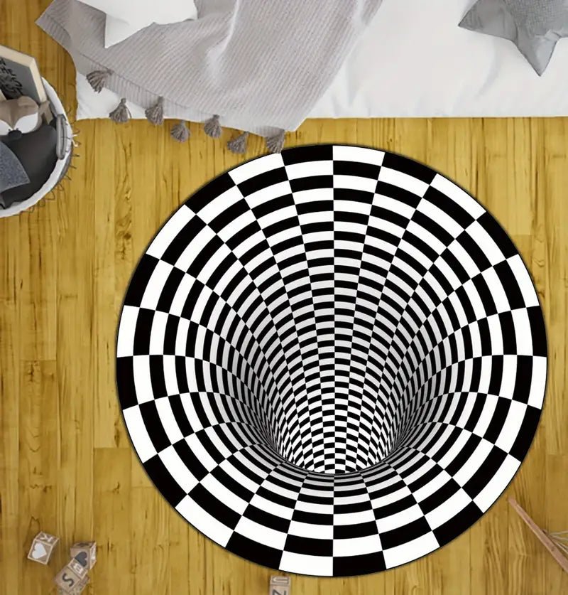3D Vortex Illusion Non-Slip Area Rug for Home Decor - FamilyCarers.store