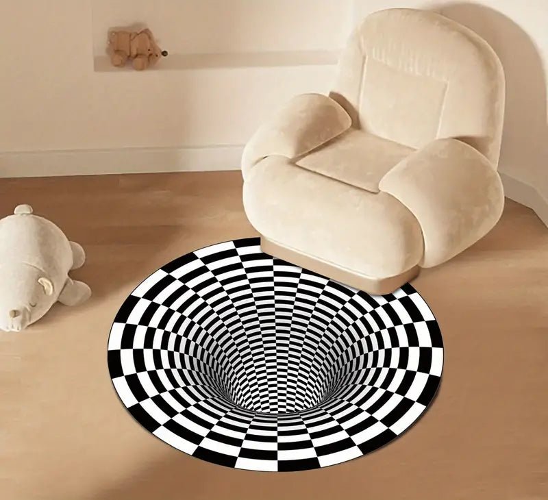 3D Vortex Illusion Non-Slip Area Rug for Home Decor - FamilyCarers.store
