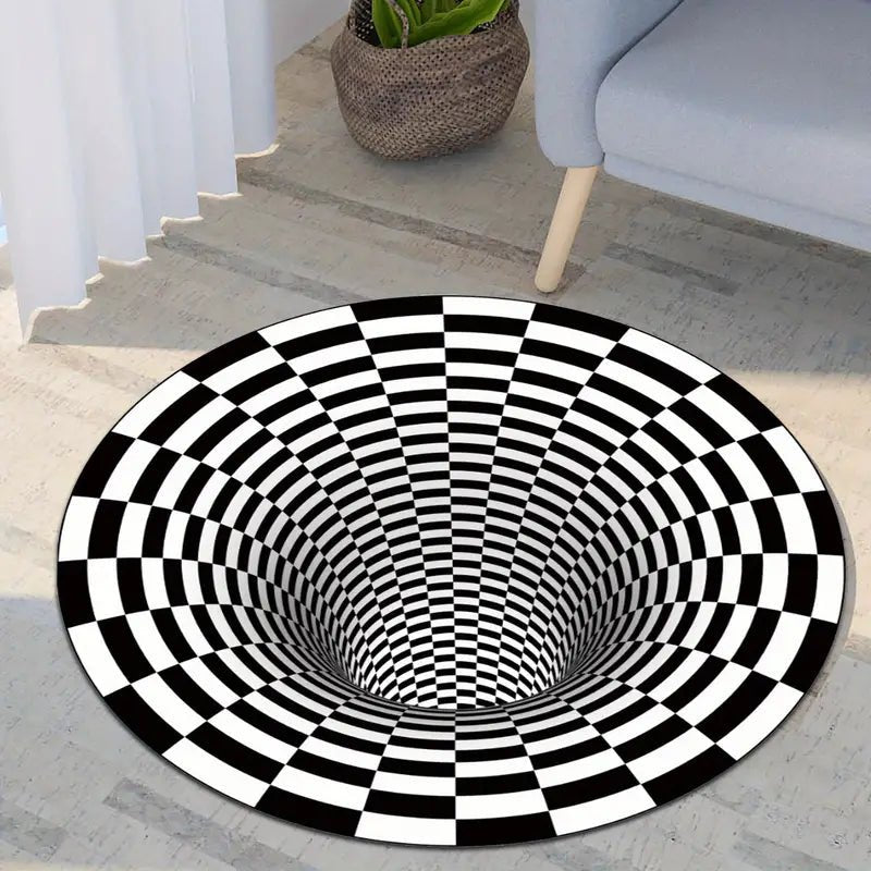 3D Vortex Illusion Non-Slip Area Rug for Home Decor - FamilyCarers.store