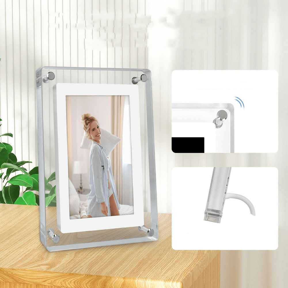 5-Inch Acrylic Digital Photo Frame - FamilyCarers.store