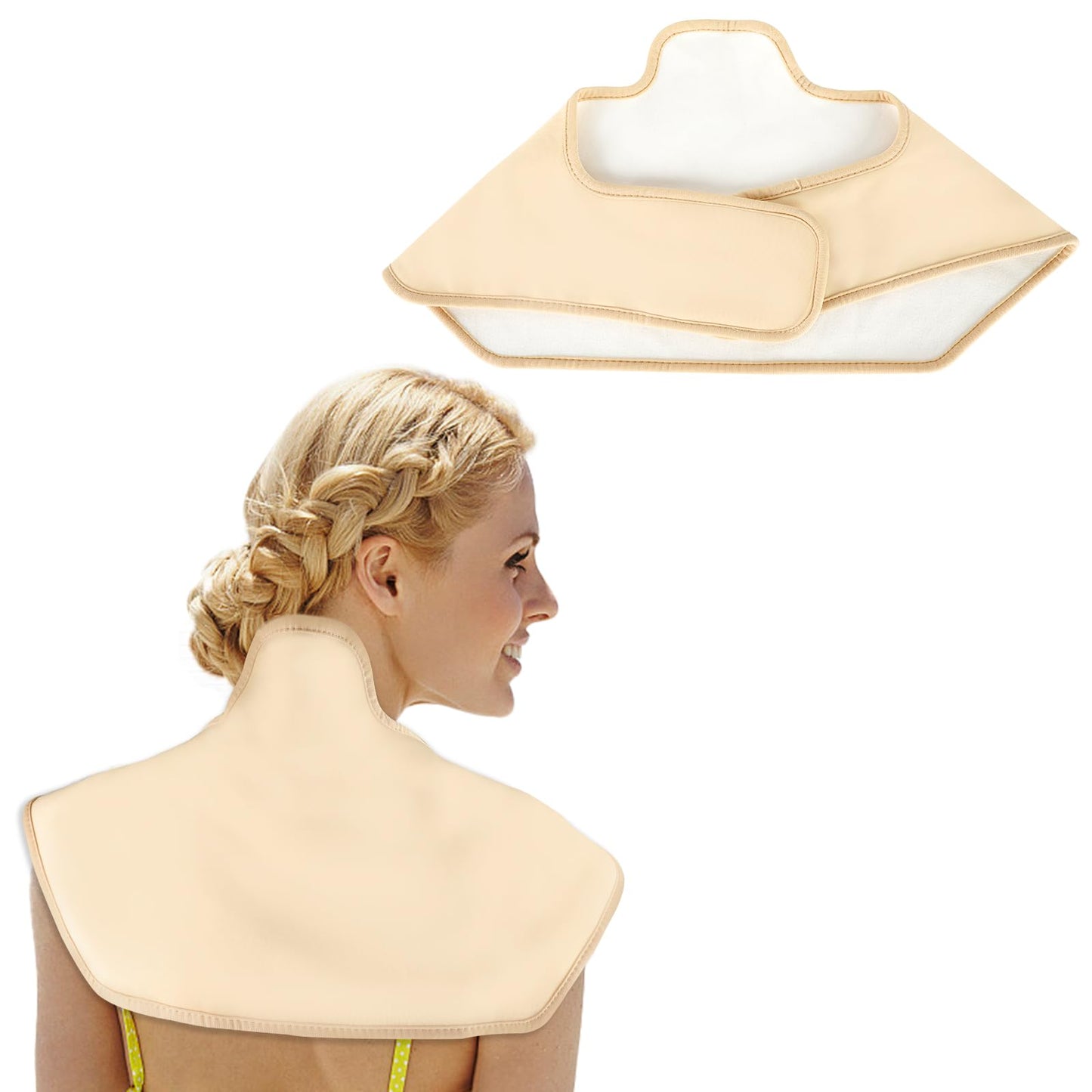 Reusable Castor Oil Pack Wrap for Neck & Shoulder – Soothing Relief for Carers (Adjustable Compress)
