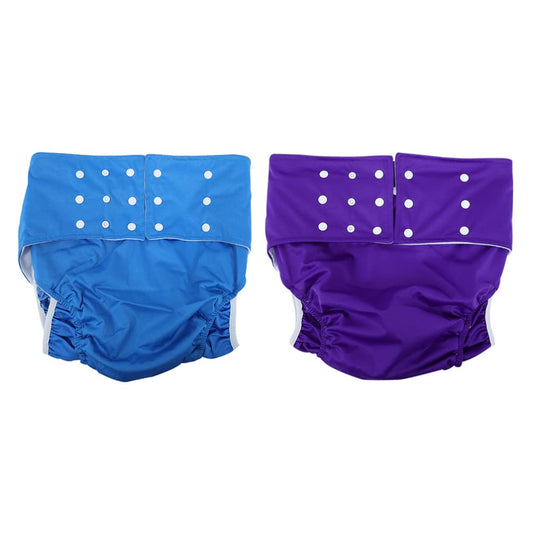 Reusable Washable Incontinence Pants for Elderly — 2-Pack, Leak-Proof, Adjustable
