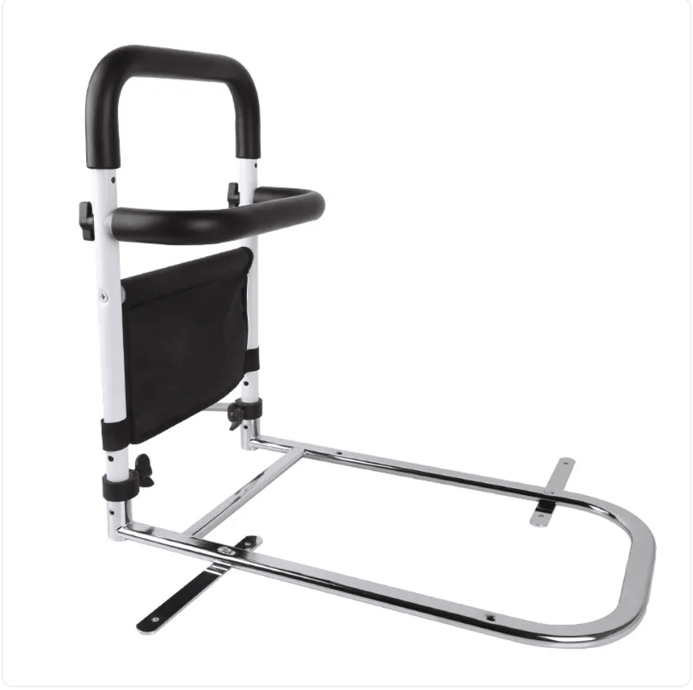 Bedside Armrest Safety Support for Elderly — Bed Grab Rail - FamilyCarers.store