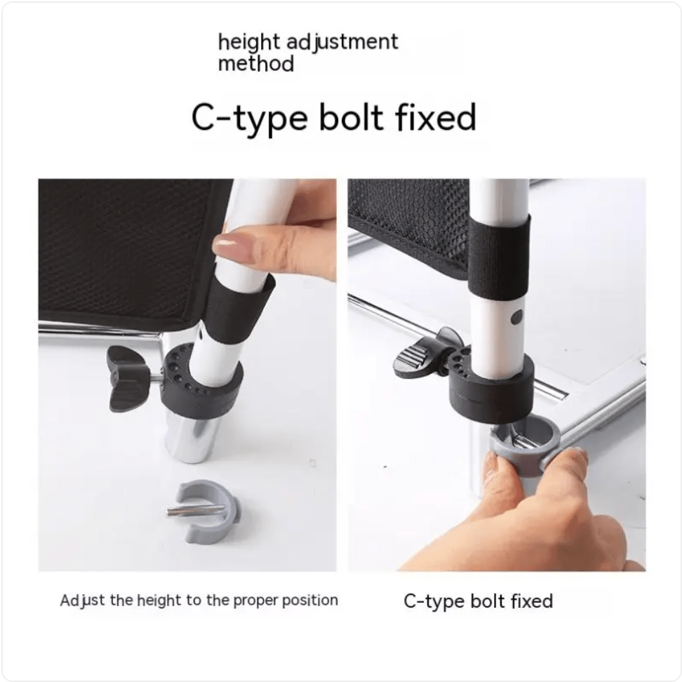 Bedside Armrest Safety Support for Elderly — Bed Grab Rail - FamilyCarers.store