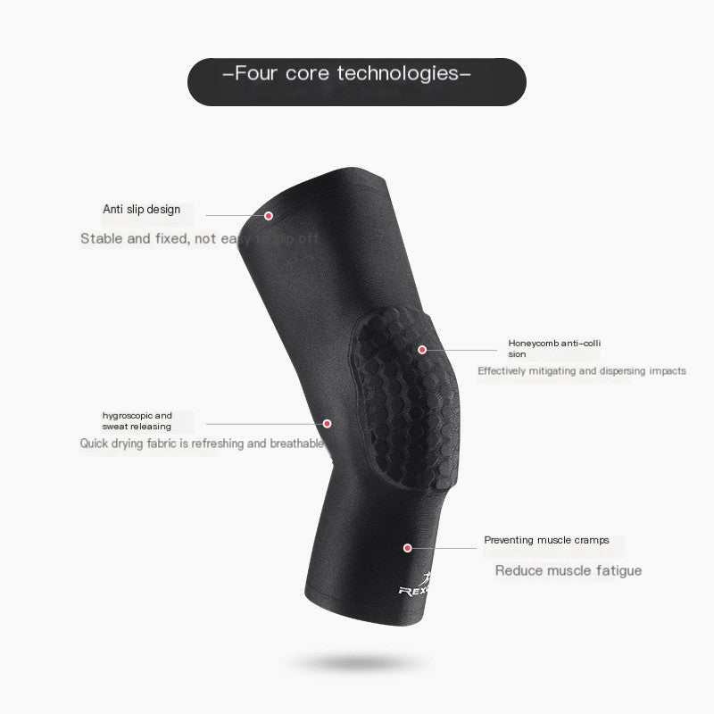Breathable Compression Knee Support for Carers & Elderly – Anti-Collision, Flexible Fit (Single) - FamilyCarers.store
