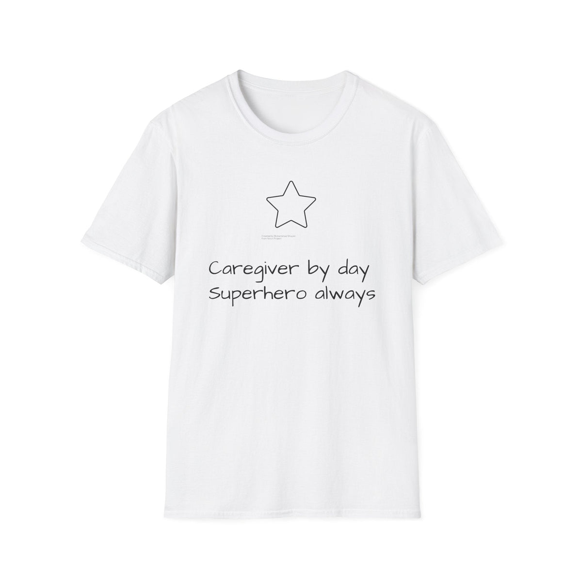 "Caregiver by Day, Superhero Always" Carer T-Shirt - FamilyCarers.store