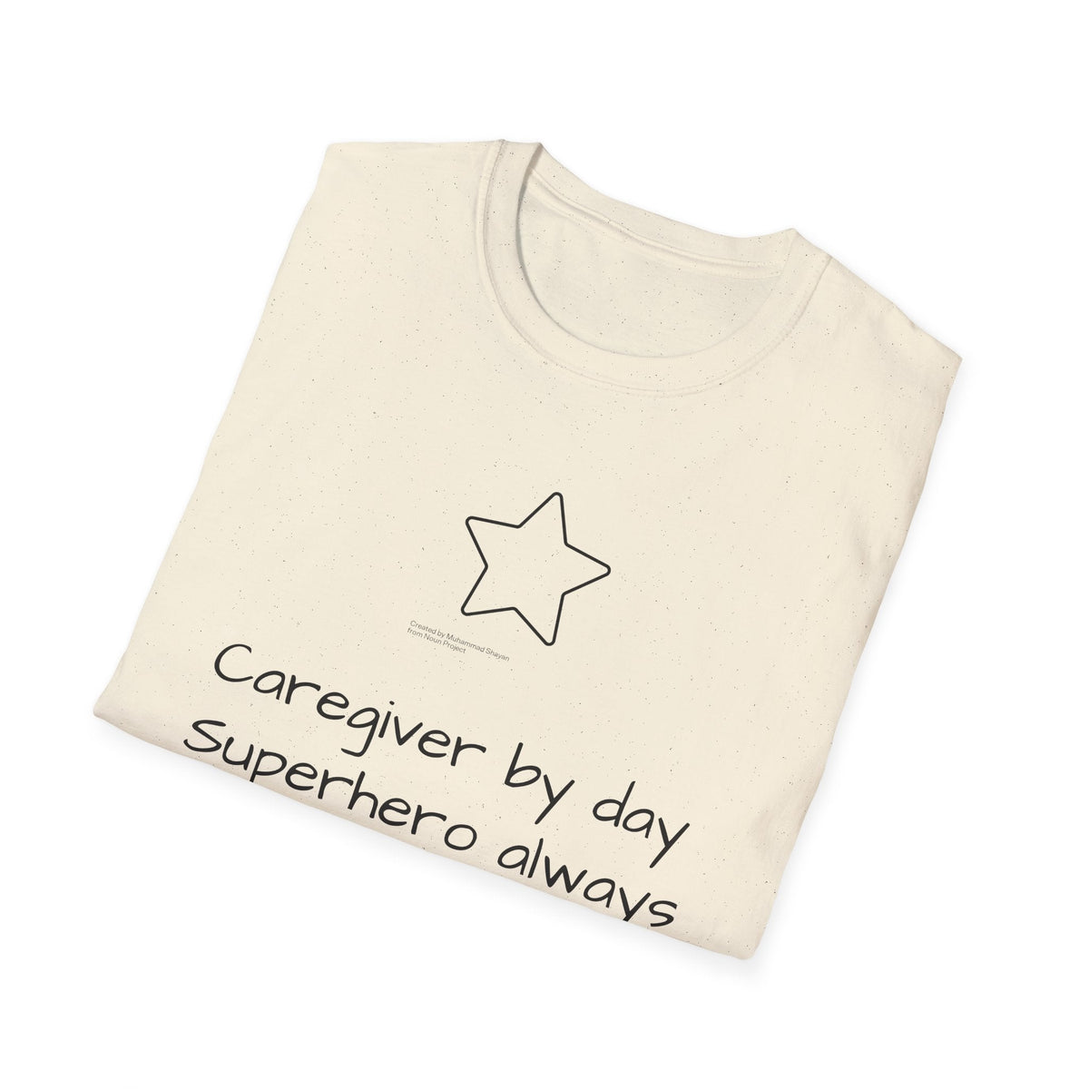 "Caregiver by Day, Superhero Always" Carer T-Shirt - FamilyCarers.store