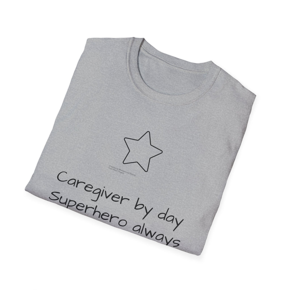 "Caregiver by Day, Superhero Always" Carer T-Shirt - FamilyCarers.store