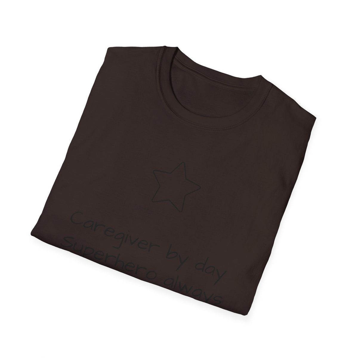 "Caregiver by Day, Superhero Always" Carer T-Shirt - FamilyCarers.store