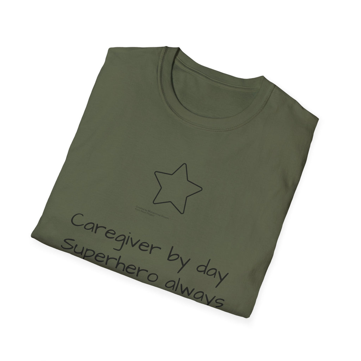 "Caregiver by Day, Superhero Always" Carer T-Shirt - FamilyCarers.store