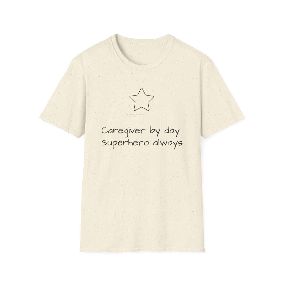 "Caregiver by Day, Superhero Always" Carer T-Shirt - FamilyCarers.store