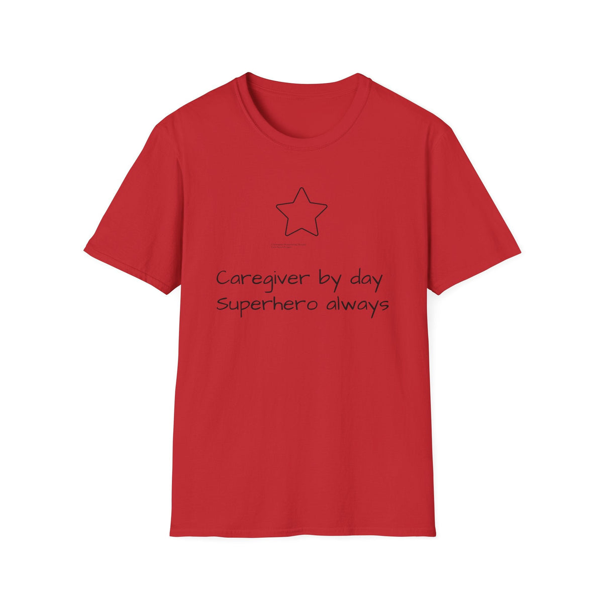 "Caregiver by Day, Superhero Always" Carer T-Shirt - FamilyCarers.store