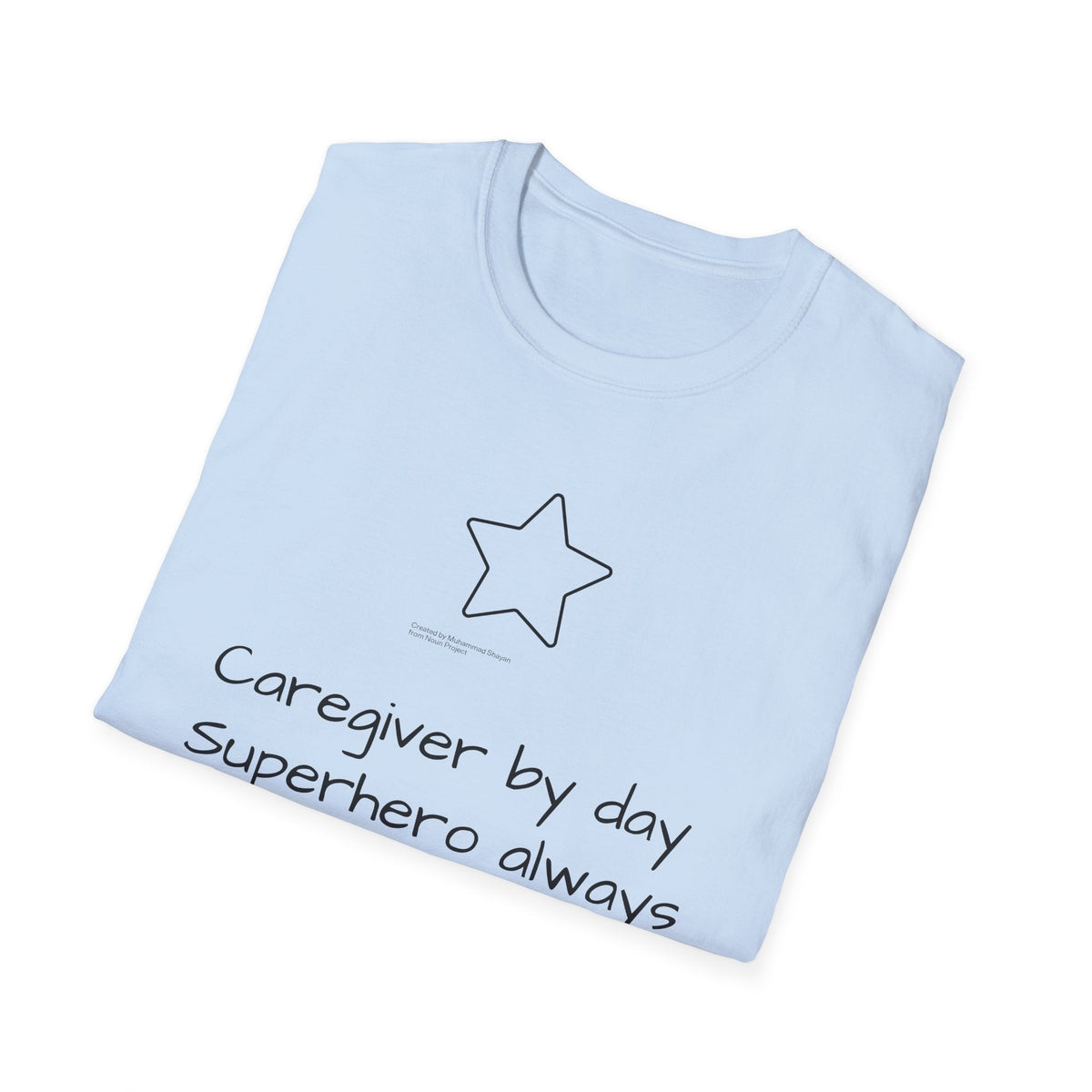 "Caregiver by Day, Superhero Always" Carer T-Shirt - FamilyCarers.store