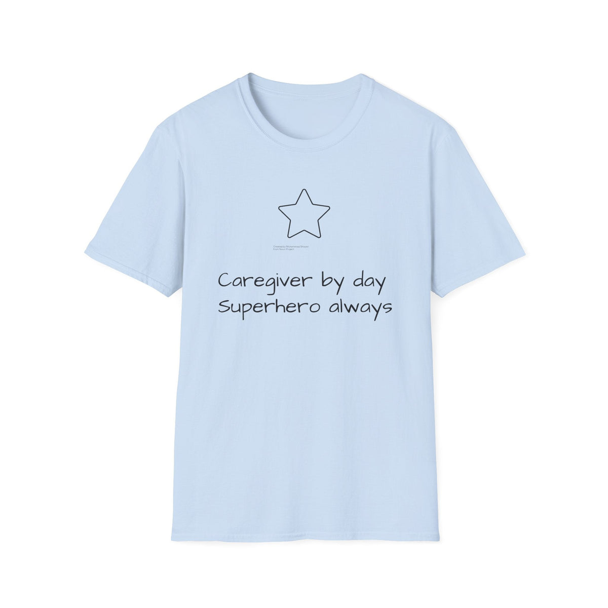 "Caregiver by Day, Superhero Always" Carer T-Shirt - FamilyCarers.store