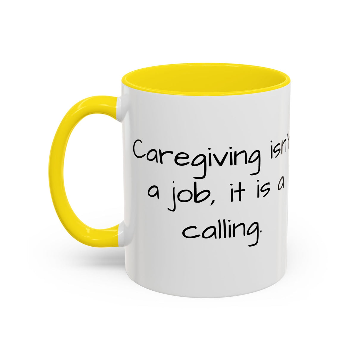 Caregiving isn't a job. it's a calling mug. - FamilyCarers.store