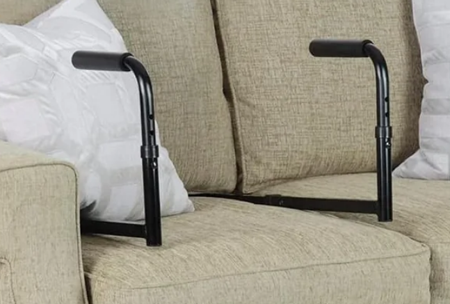 Sofa Armrest Standing Aid for Elderly — Aluminium Support Rail