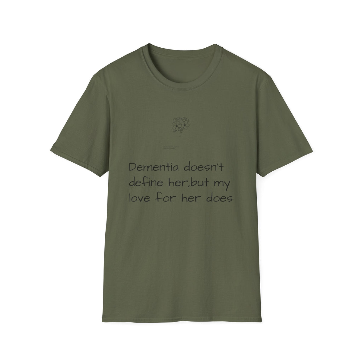 Dementia Doesn't Define Her T-Shirt — Caregiver Tribute Design - FamilyCarers.store
