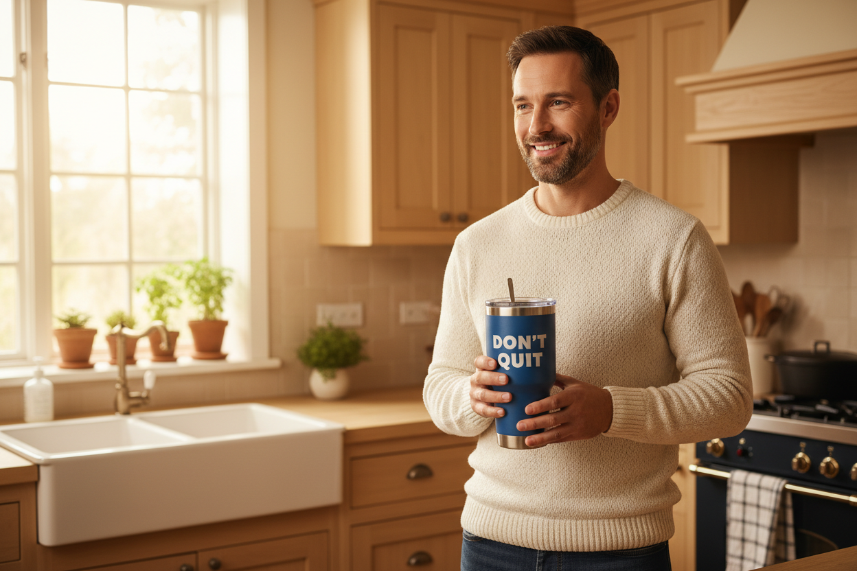 Don't Quit Tumbler male carer