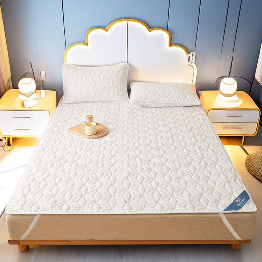 Waterproof Cotton Mattress Protector – Non-Slip, Hypoallergenic – Incontinence & Care Bedding – Multiple Sizes & Colours