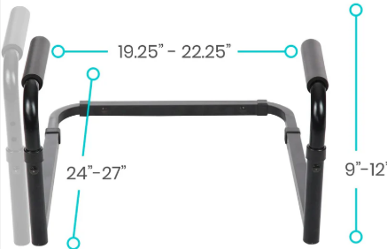 Sofa Armrest Standing Aid for Elderly — Aluminium Support Rail