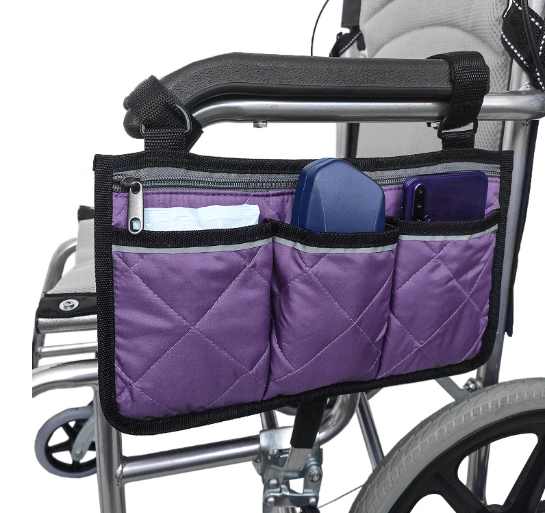 Wheelchair Side Storage Bag | Choice of Colours