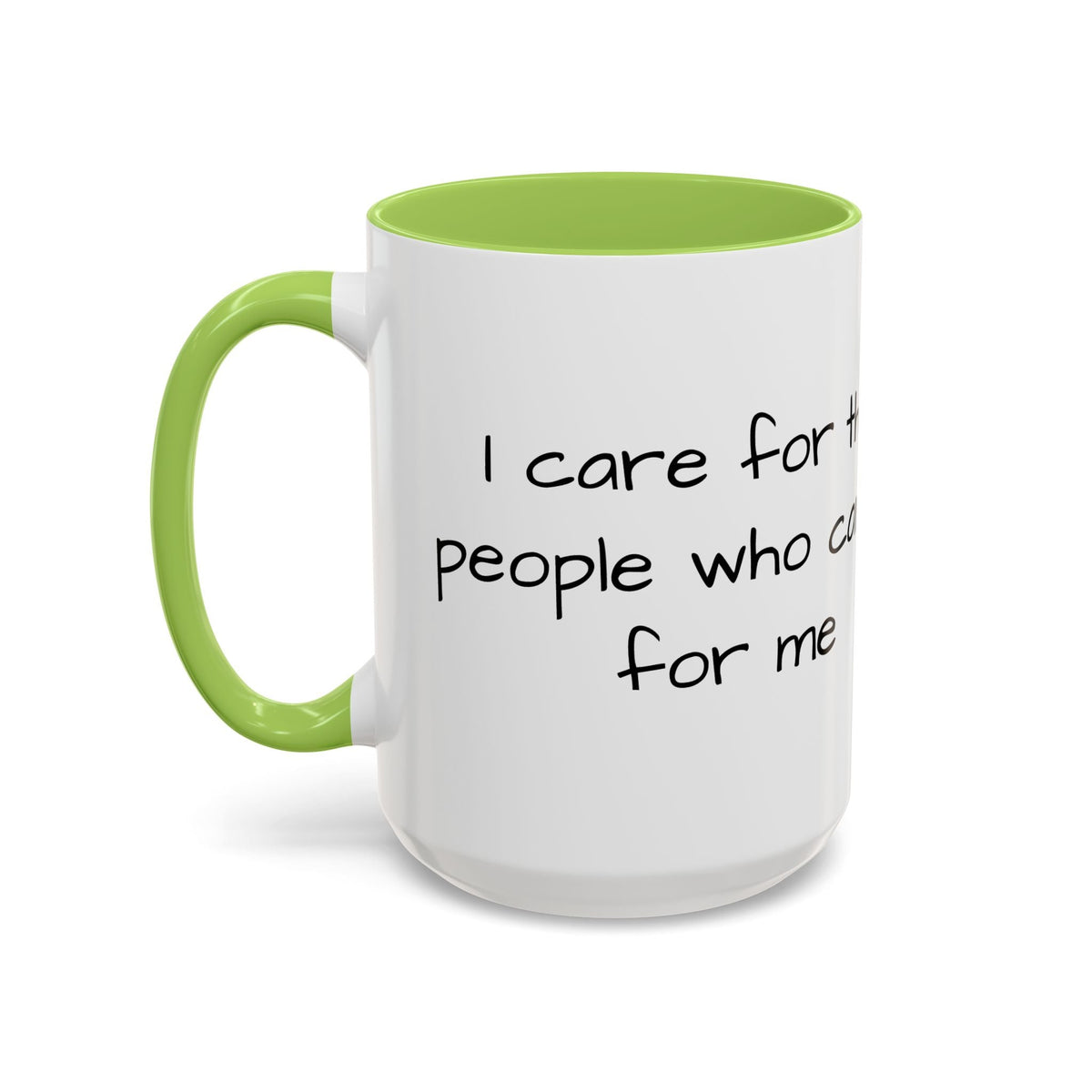 I care for the people who cared for me Mug - FamilyCarers.store