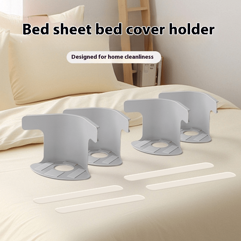 Invisible Bedding Sheet Fasteners – Non-Slip Grip Clips for Fitted Sheets & Mattress Protectors – Carer Bedding Essential for Smooth, Secure Beds - FamilyCarers.store