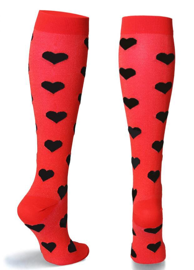 Jacquard Compression Socks for Running and Basketball - FamilyCarers.store