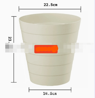 Lidless Trash Bin - Minimalist Home Waste Basket - FamilyCarers.store