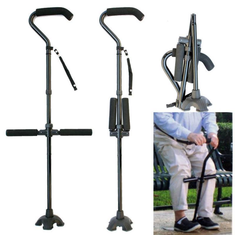 Multifunctional Aluminum Folding Walking Cane for Seniors - FamilyCarers.store