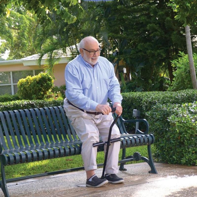 Multifunctional Aluminum Folding Walking Cane for Seniors - FamilyCarers.store