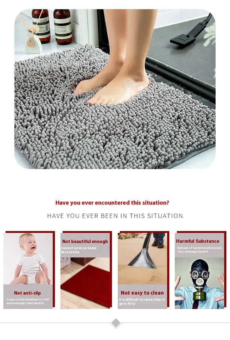 Non-Slip Bathroom Safety Mat – Super Absorbent, Anti-Slip Backing – Fall Prevention for Elderly & Mobility Aid – Shower & Bath Mat for Carers - FamilyCarers.store