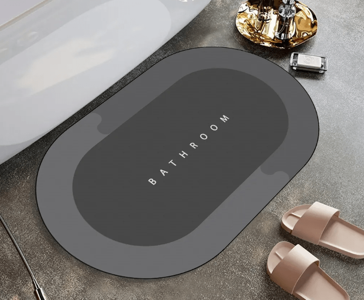 Non-Slip Diatom Mud Bathroom Mat — Quick-Dry, Absorbent & Safe for Elderly - FamilyCarers.store