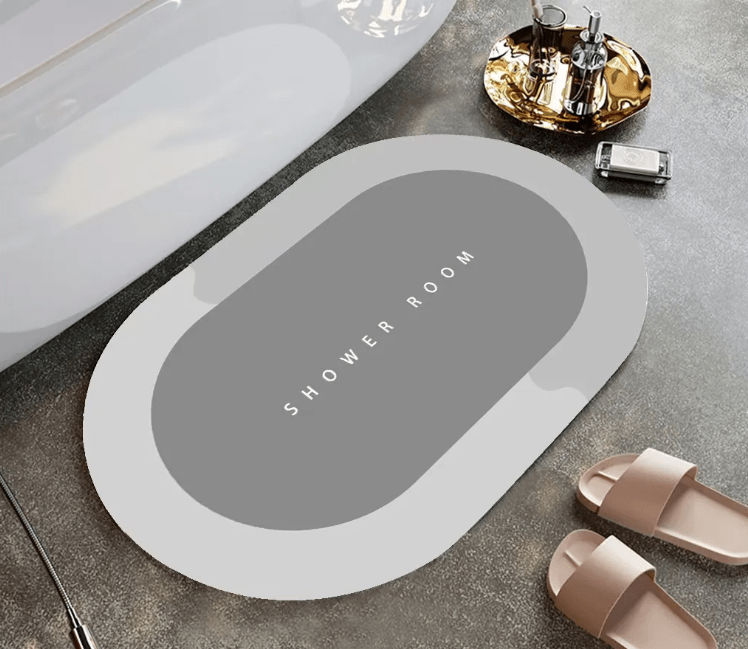 Non-Slip Diatom Mud Bathroom Mat — Quick-Dry, Absorbent & Safe for Elderly - FamilyCarers.store