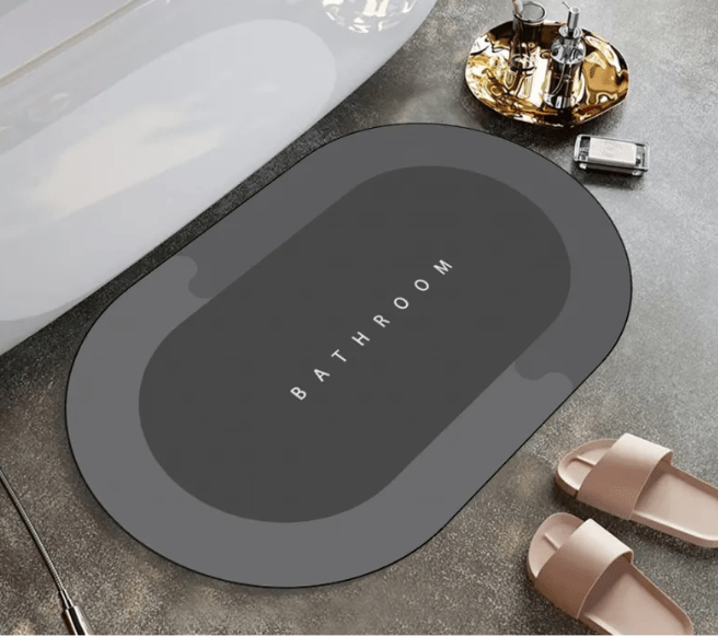 Non-Slip Diatom Mud Bathroom Mat — Quick-Dry, Absorbent & Safe for Elderly - FamilyCarers.store