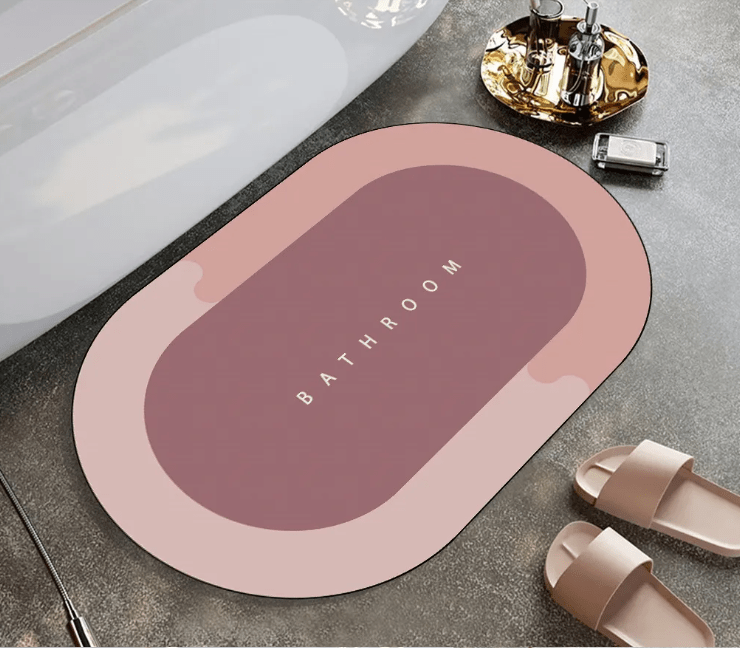 Non-Slip Diatom Mud Bathroom Mat — Quick-Dry, Absorbent & Safe for Elderly - FamilyCarers.store
