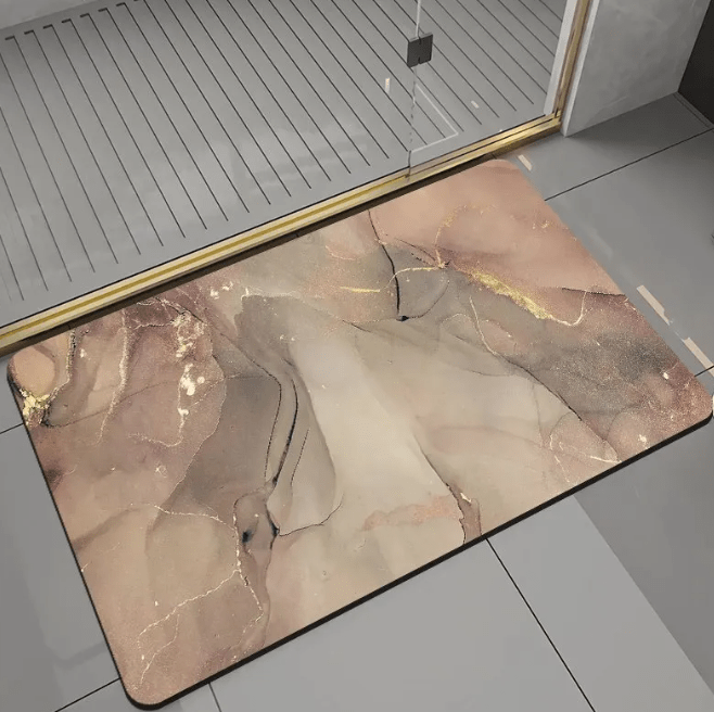 Non-Slip Diatom Mud Bathroom Mat — Quick-Dry, Absorbent & Safe for Elderly - FamilyCarers.store