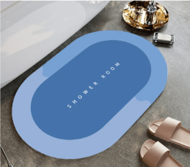 Non-Slip Diatom Mud Bathroom Mat — Quick-Dry, Absorbent & Safe for Elderly - FamilyCarers.store