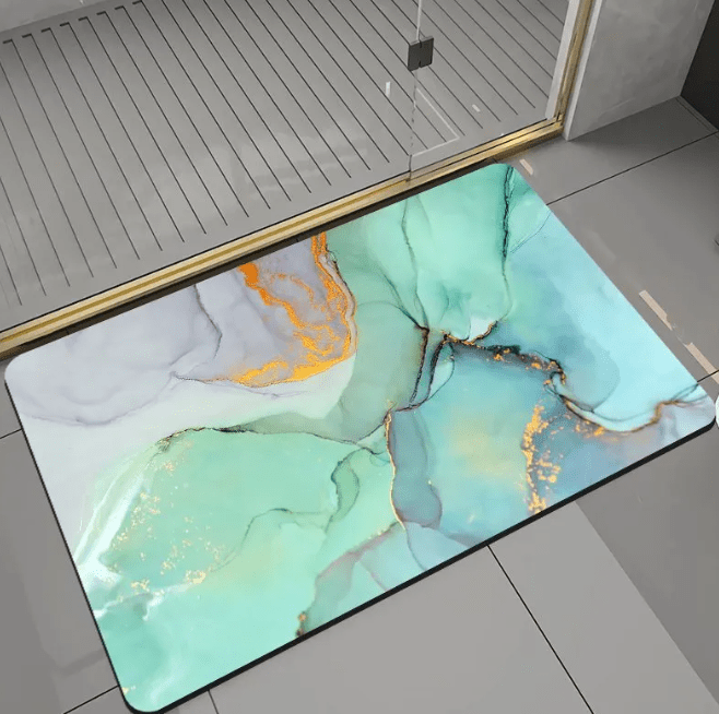 Non-Slip Diatom Mud Bathroom Mat — Quick-Dry, Absorbent & Safe for Elderly - FamilyCarers.store