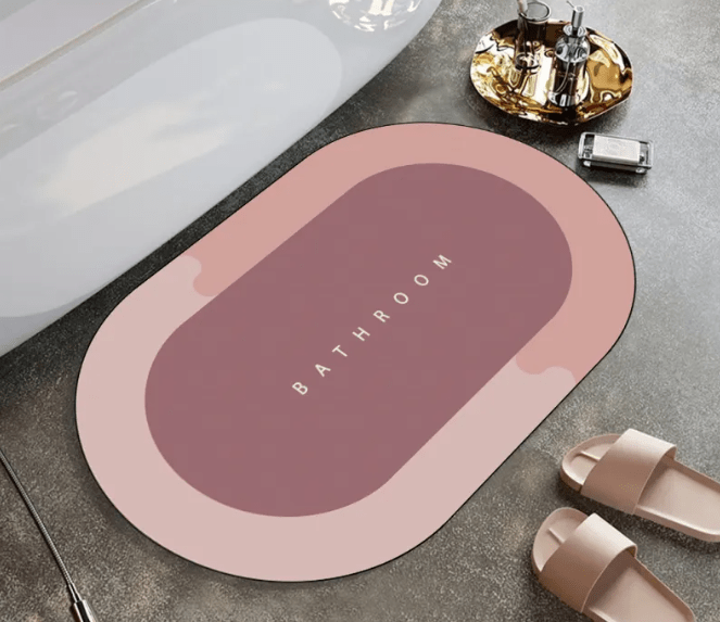Non-Slip Diatom Mud Bathroom Mat — Quick-Dry, Absorbent & Safe for Elderly - FamilyCarers.store